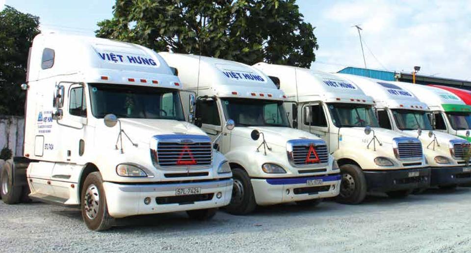 Đội xe container VIỆT HƯNG
